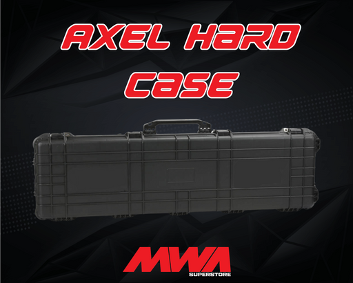 Axel Hard Case, Gun Case, Long Storage Case, rifle case, Storage case, safe case, protective hard case, Hard case with foam, tough case black