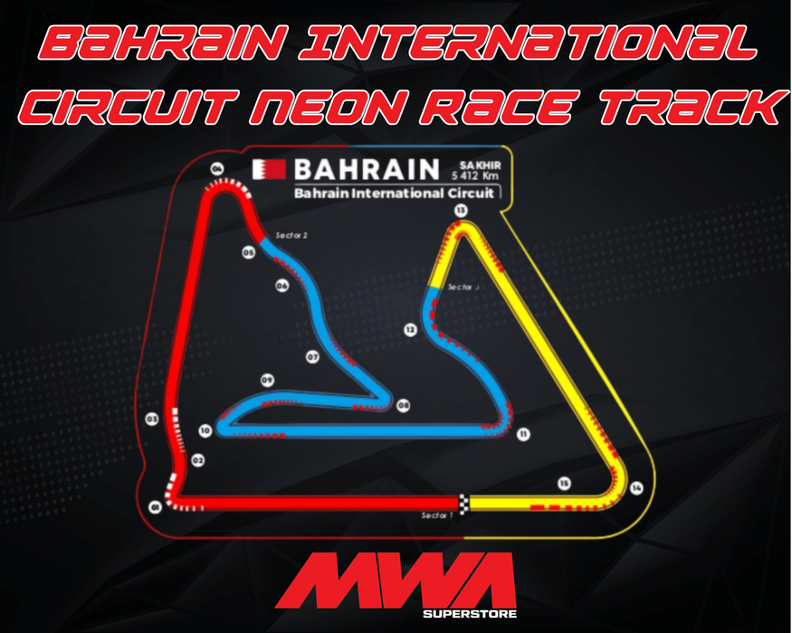 Bahrain International Circuit Neon Race Track