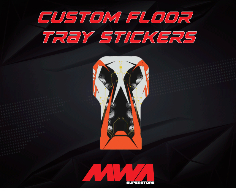 Custom Floor Tray Stickers