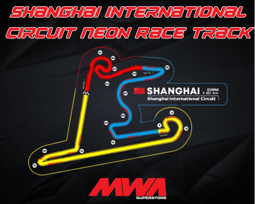 Shanghai International Circuit Neon Race Track