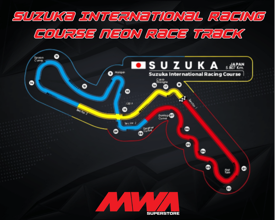 Suzuka International Racing Course Neon Race Track