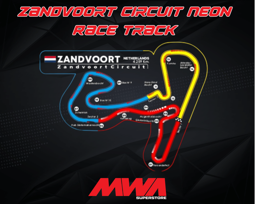 Zandvoort Circuit Neon Race Track