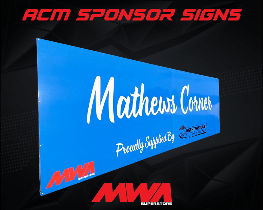 ACM Sponsor Signs